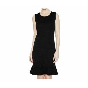 Ming Wang Ruffled Hem Sleeveless Dress